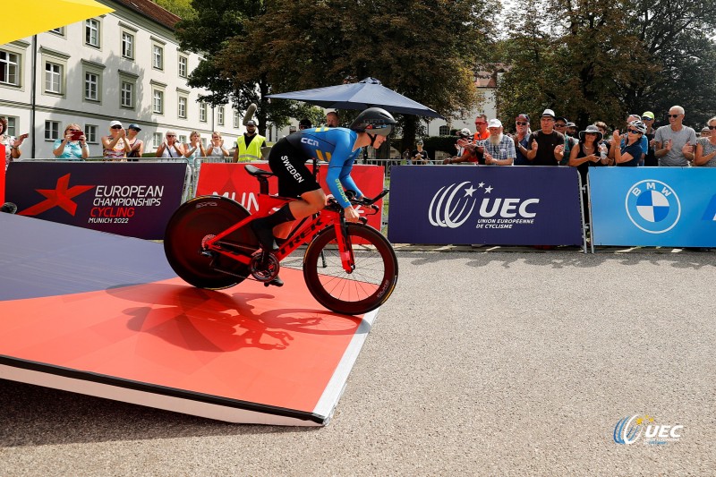 European Championships Munich 2022 - 2022 UEC Road Elite European Championships - Women's ITT - 17/08/2022 - Nathalie Eklund (SWE) - photo Ivan Benedetto/UEC/SprintCyclingAgency?2022